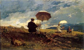 Winslow Homer (1836-1910), "Artists Sketching in the White Mountains," 1868
